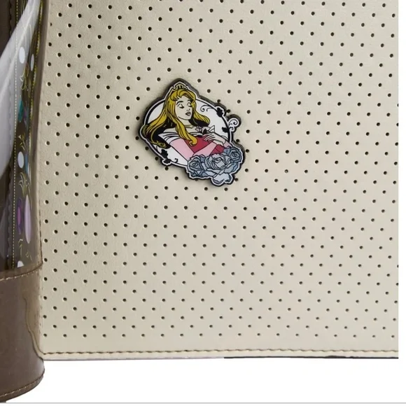 Loungefly Disney Princess Sleeping Beauty Pin Trader Collector Backpack - Picture 7 of 7